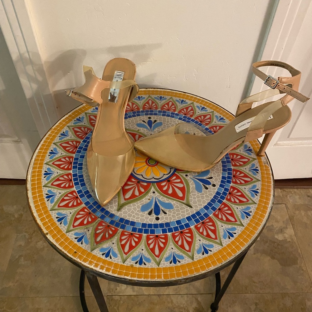 INC International Concepts Tan Heels